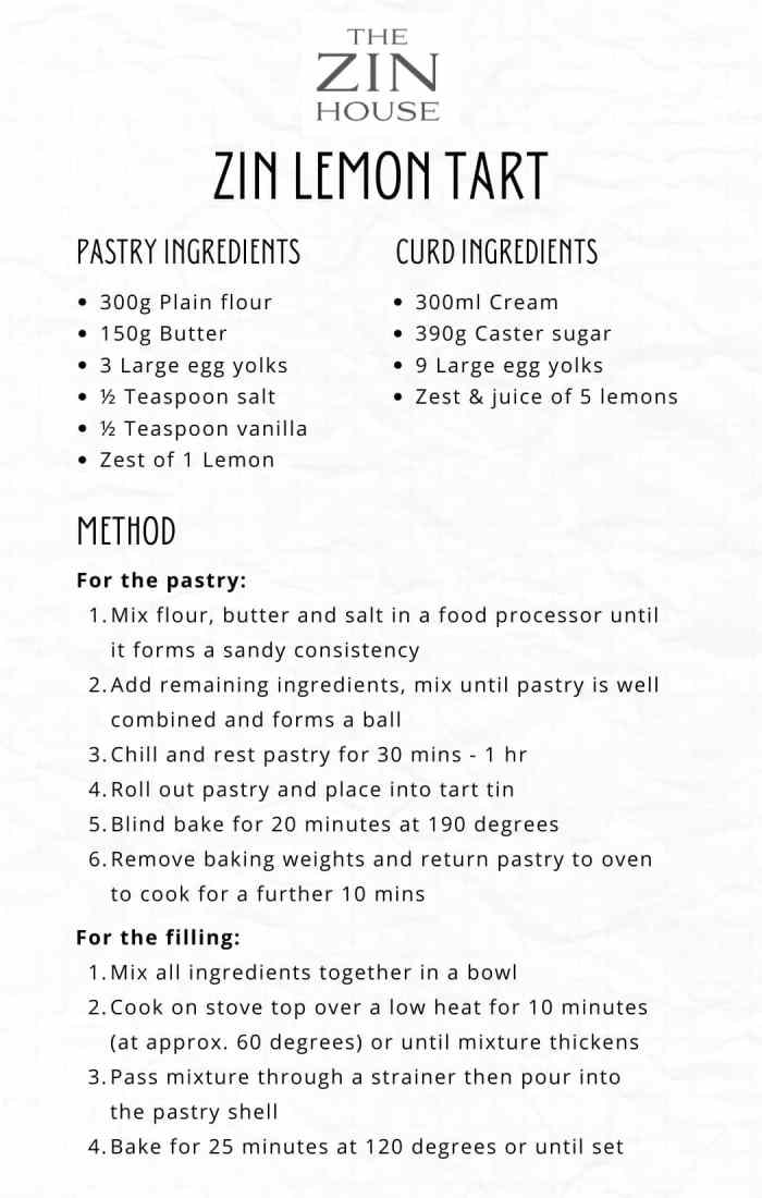 Lowe Family Wine Co | Zin Lemon Tart
